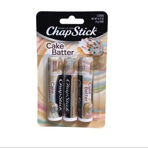 Chapstick Cake Batter Flavor Limited Edition 3-pack Carded